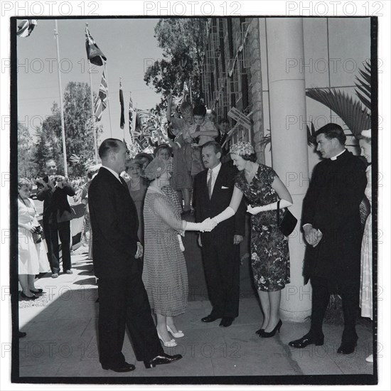 HM the Queen Mother at County Hall, Nairobi