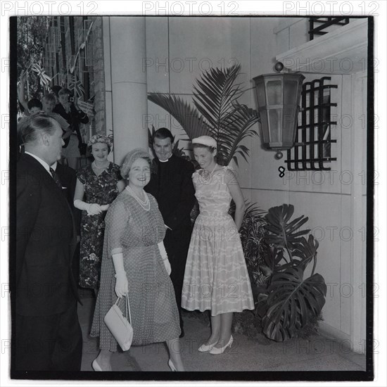 HM the Queen Mother at County Hall, Nairobi