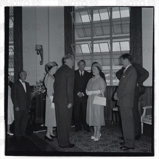 HM the Queen Mother at County Hall, Nairobi