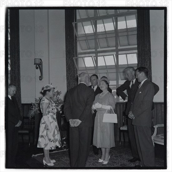 HM the Queen Mother at County Hall, Nairobi