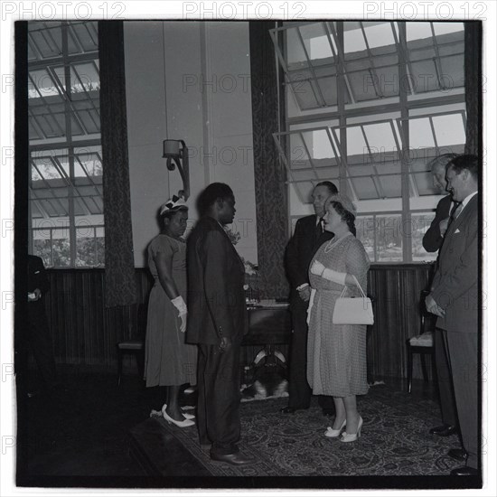 HM the Queen Mother at County Hall, Nairobi