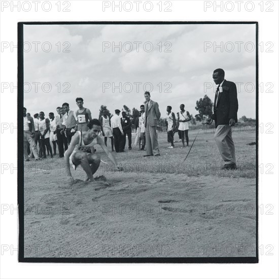 Post Office sports competition long jump