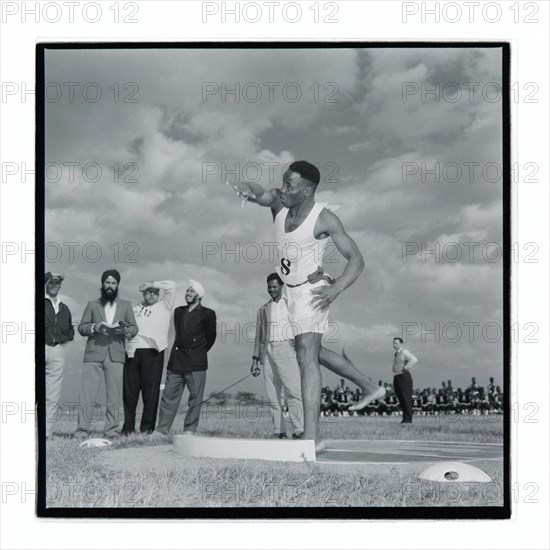 Post Office sports competition shot put