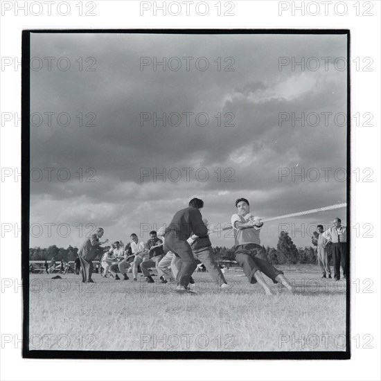 Post Office sports competition tug of war