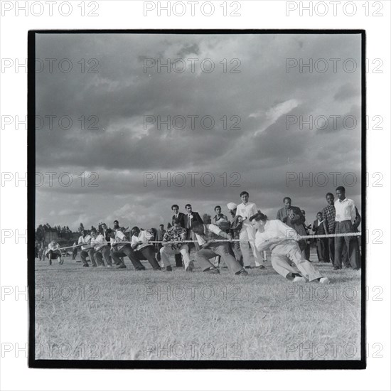 Post Office sports competition tug of war