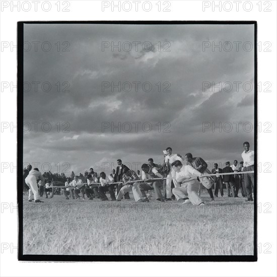 Post Office sports competition tug of war