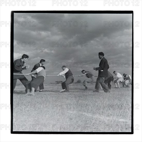 Post Office sports competition tug of war