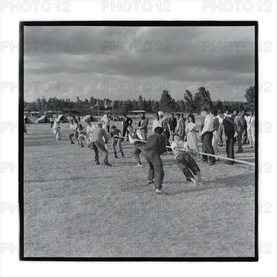 Post Office sports competition tug of war