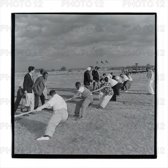 Post Office sports competition tug of war