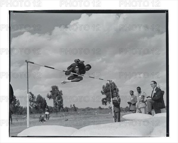 Post Office sports competition high jump