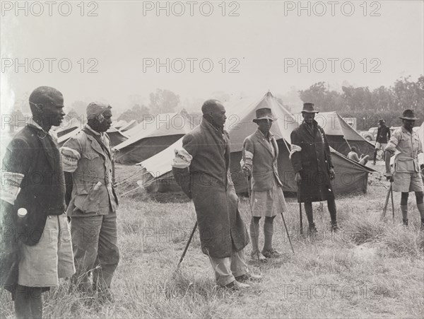 Kikuyu Home Guards in camp