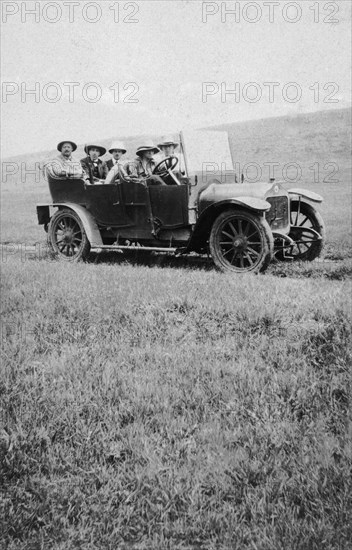 Group of friends on a drive, Nakuru