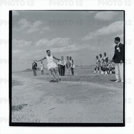 Post Office sports competition long jump