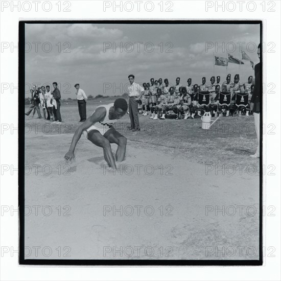 Post Office sports competition long jump