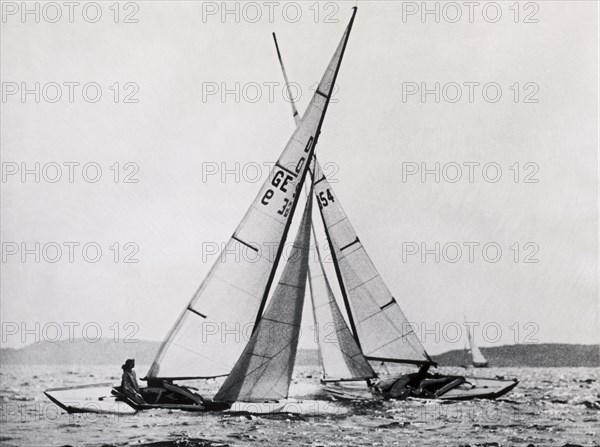 Dueling Masts On The High Seas