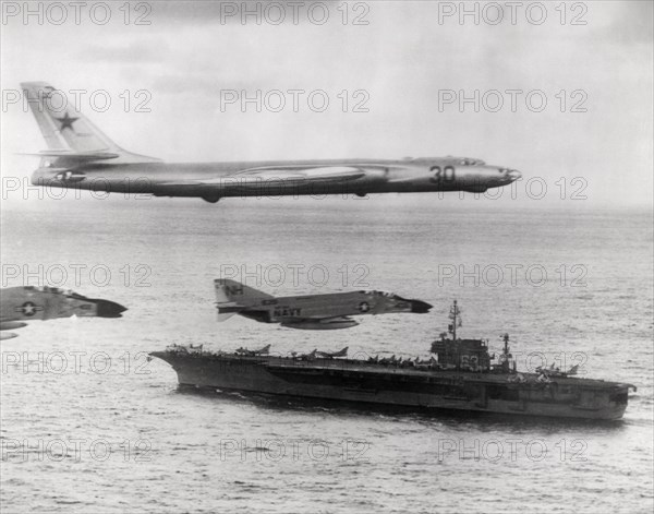 Soviet Air Intrusion Over USS Kitty Hawk