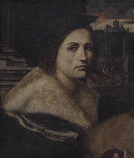 Bernardo Licino (ca.1485-1550). Italian painter. A musician. Portrait of a young man wearing a fur coat and hat. National Museum of Fine Arts. Valletta. Malta.