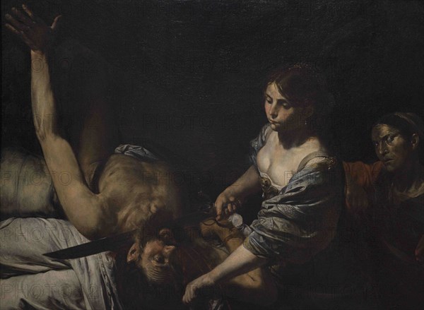 Valentin de Boulogne (1591-1632). French Baroque painter. Judith and Holofernes, 1624. Oil on canvas. National Museum of Fine Arts. Valletta. Malta.