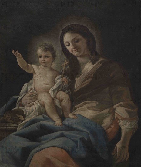 Corrado Giaquinto (1703-1765). Italian painter. Madonna and Child. Oil on canvas. National Museum of Fine Arts. Valletta. Malta.