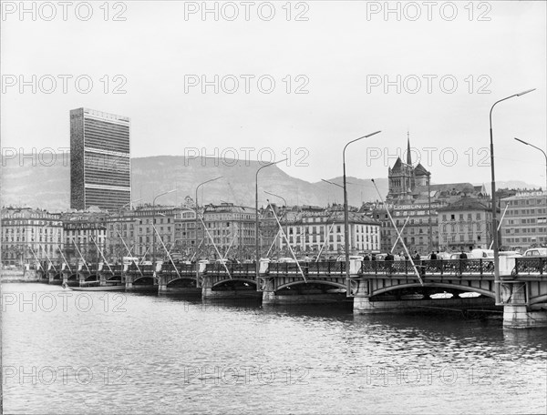 Geneva. Montblanc- bridge; 1964.