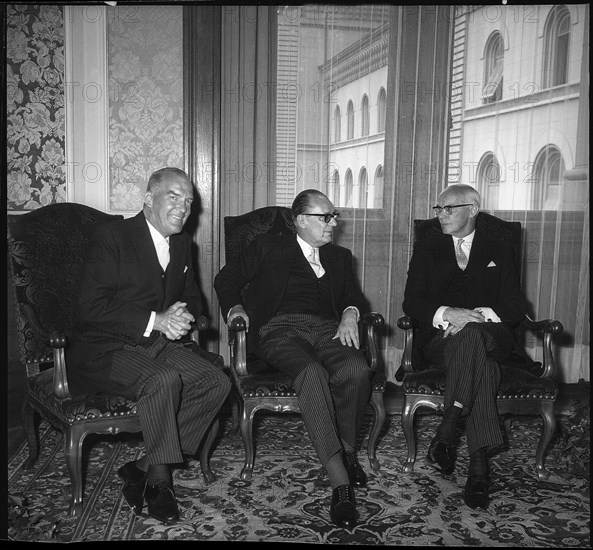 Rudolf Gnägi, Erich Bielka-Karltreu, Willy Spühler 1967.