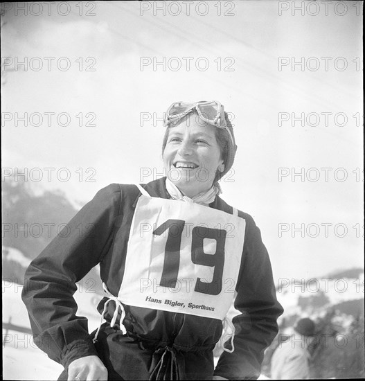 Lina Mittner-Simmen, around 1946