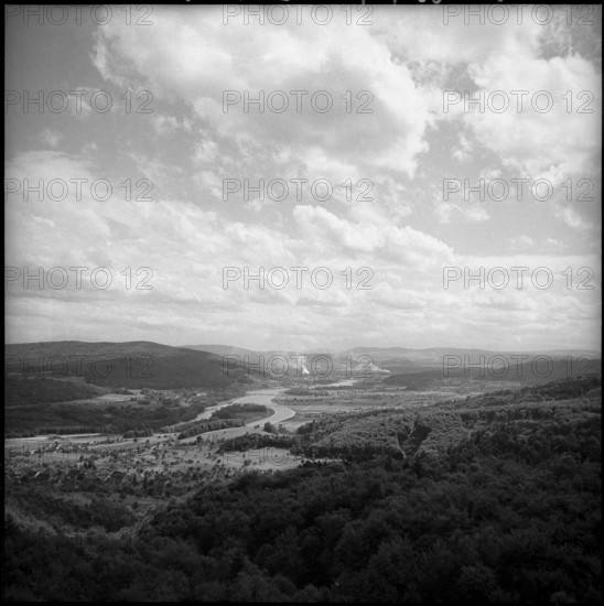 Aerial Photograph of Botzberg, 1954.