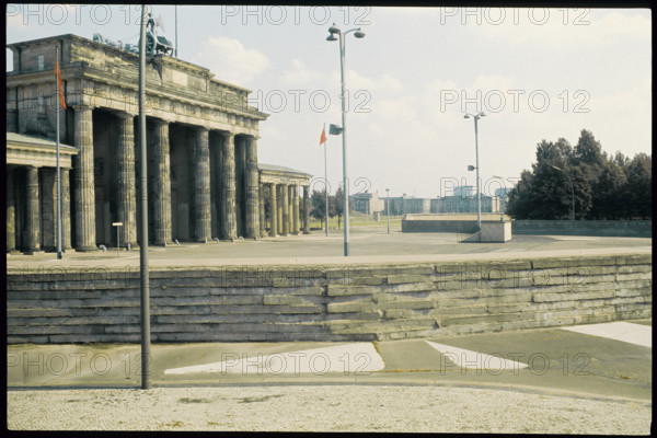 Brandenburger gate, Berlin 1974.