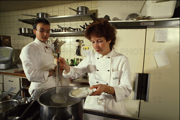 Chef Gaby Keusch, 1988.