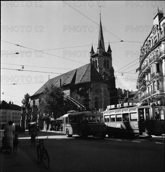 Place St. Francois Lausanne 1942.