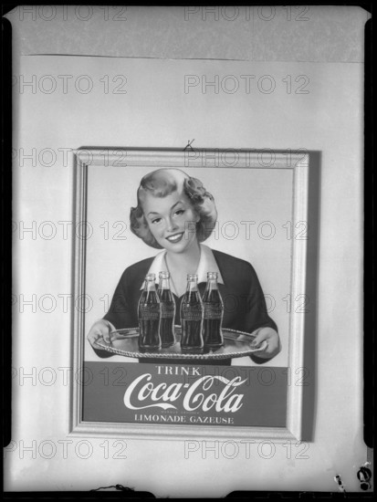 Coca-Cola, promotion material; 1950.
