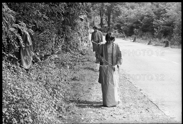 Conservation campaign in the Maggia valley, 1971.
