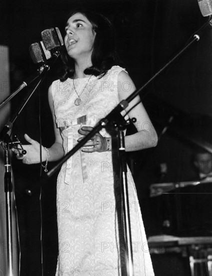 Singer Paola del Medico, Blick Festival, Berne 1967.
