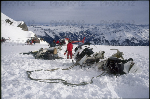 Helicopter Accident in the alps of Glarus 1992.