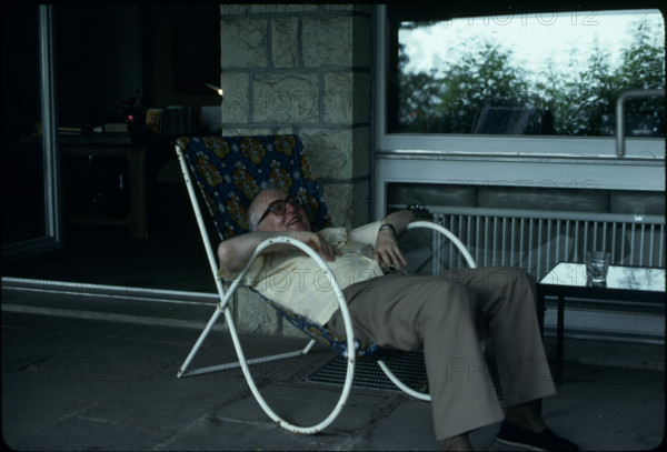 Friedrich Durrenmatt, writer, 1979.