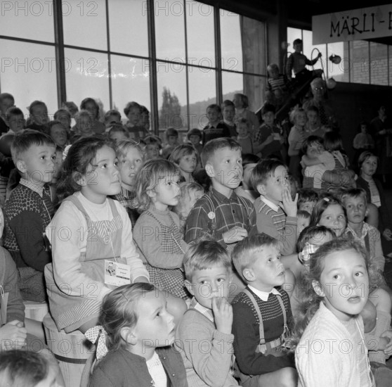 Playing area for children at Zuspa, Zurich 1956.
