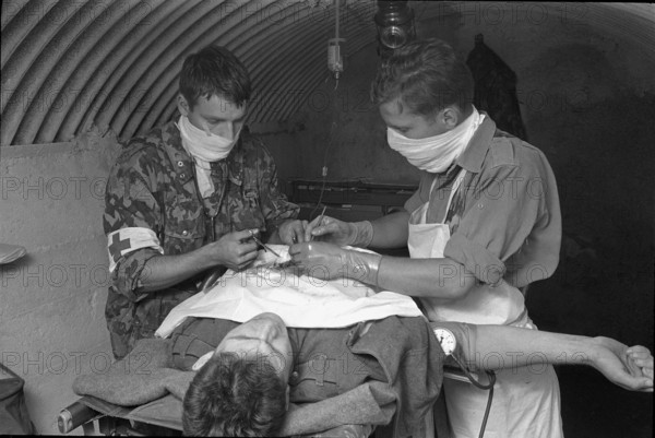 Emergency treatment of wounded, Payerne 1967