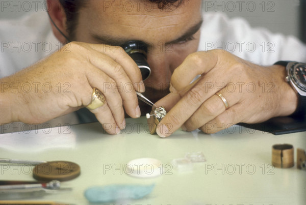Worker in Watch Factory.