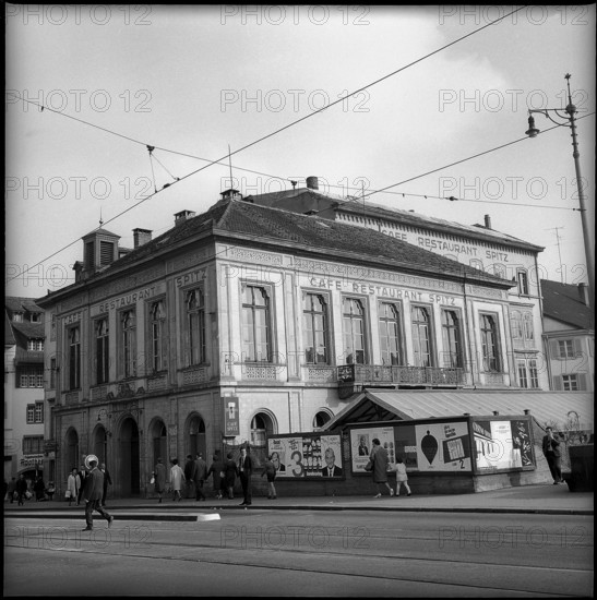 Cafe Spitz Basel, 1963.