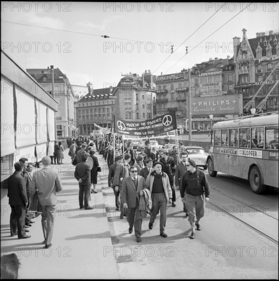 Demonstrator; Easter march 1963.