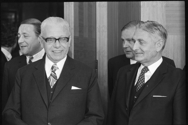 Gustav Heinemann in Switzerland, 1972.