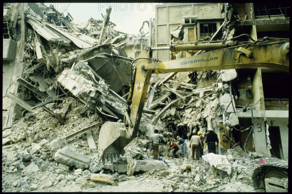 Earthquake Mexico City 1985.