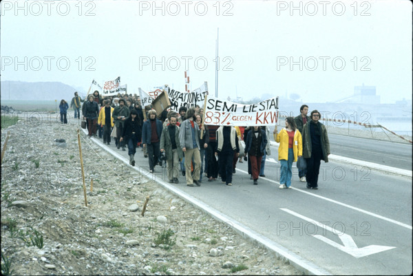 Demonstration against nuclear powerplant.