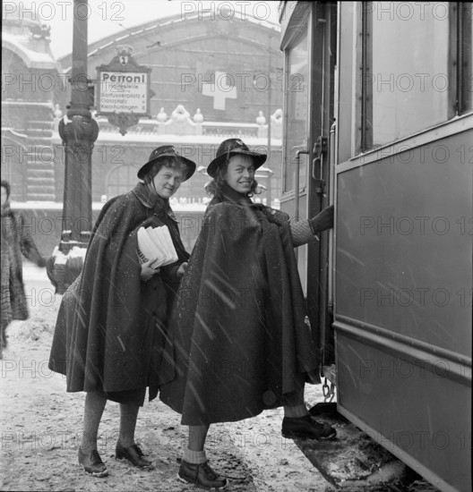 Women during World War 2; postwoman; 1940.