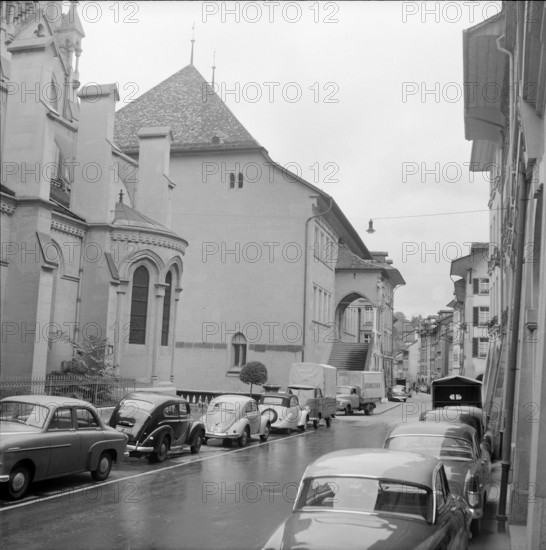 Rathaus at Rathausgasse Berne 1956.
