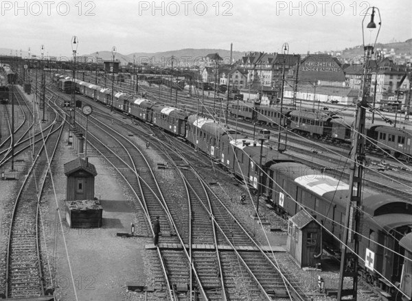 Railway traffic in Switzerland.