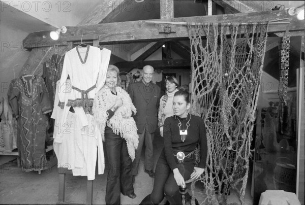 Exhibition of fashion, Lausanne 1972.