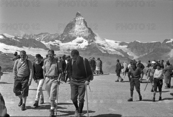 Robert McNamara's vacation in Zermatt, 1964.
