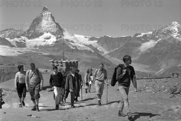 Robert McNamara's vacation in Zermatt, 1964.