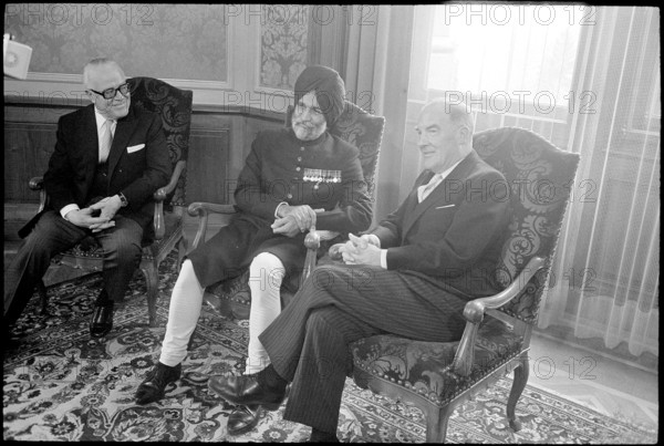 Pierre Graber, Arjun Singh and Rudolf Gnaegi, Berne 1971.
